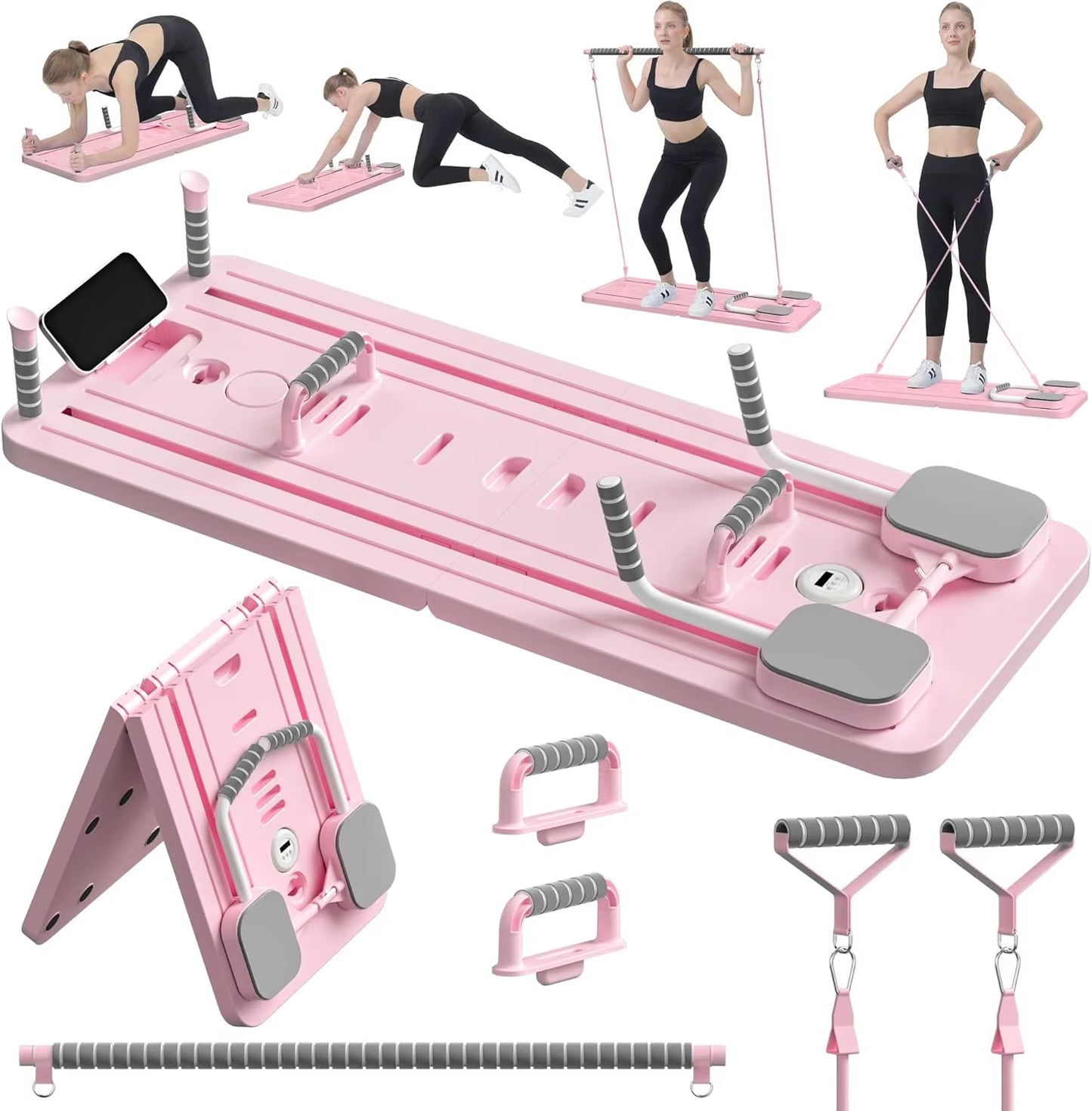 Multifunctional Fitness Board Pilates Reformer Abdominal Board Push up Plate Board Ab Board Fitness Core Workout Equipment