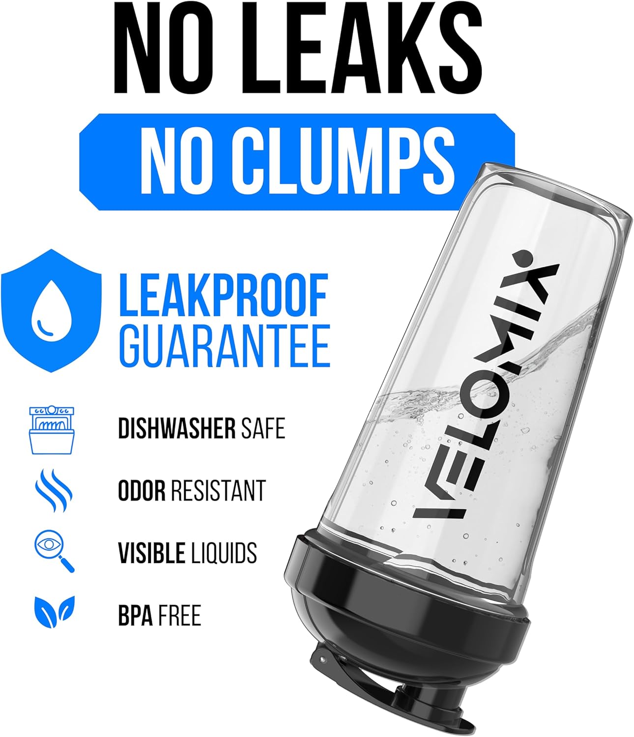 Get Fit with Our 2-Pack 28 Oz Leak-Proof Protein Shaker Bottles - Perfect for Smoothies and Protein Mixes!