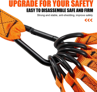 Heavy Resistance Bands, 300LBS Exercise Bands for Working Out, Fitness Bands with Handles, Workout Bands for Men, Weight Bands Set for Muscle Training, Strength, Slim, Yoga, Home Gym Equipment