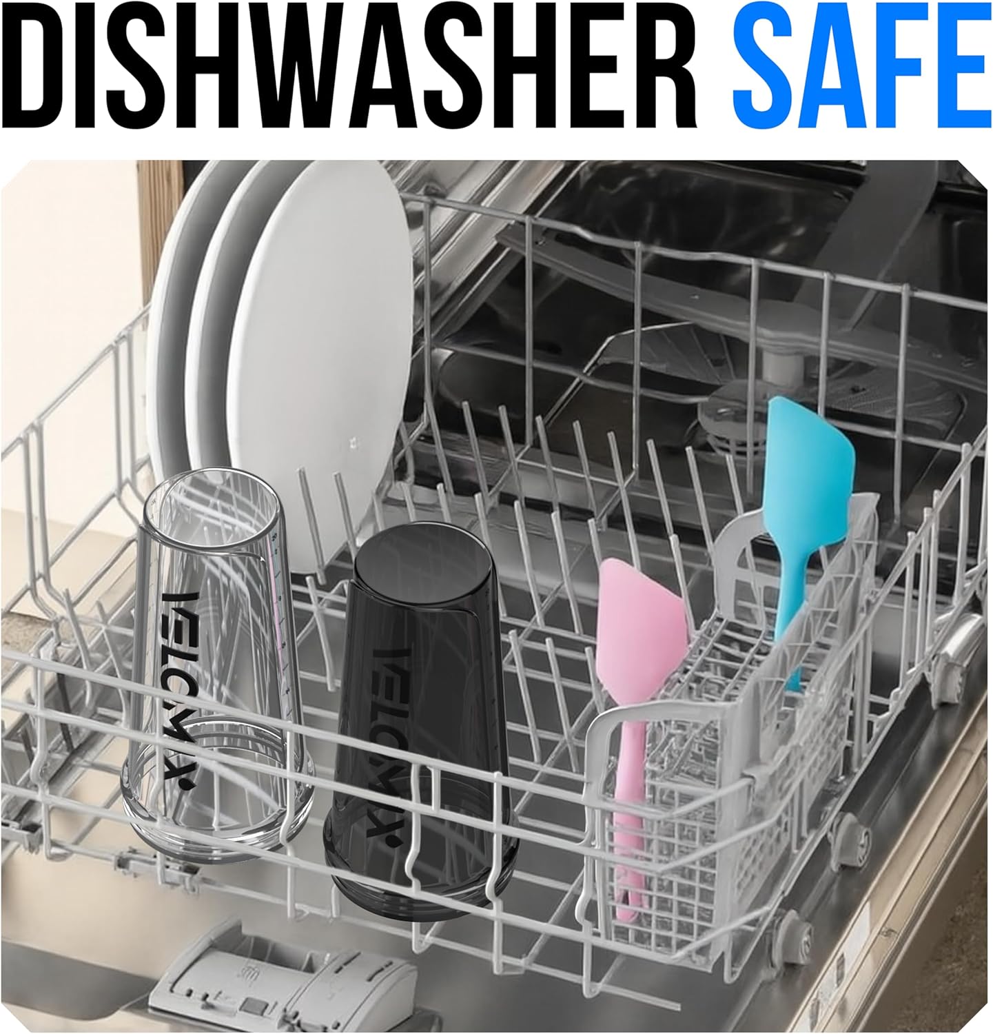 Get Fit with Our 2-Pack 28 Oz Leak-Proof Protein Shaker Bottles - Perfect for Smoothies and Protein Mixes!