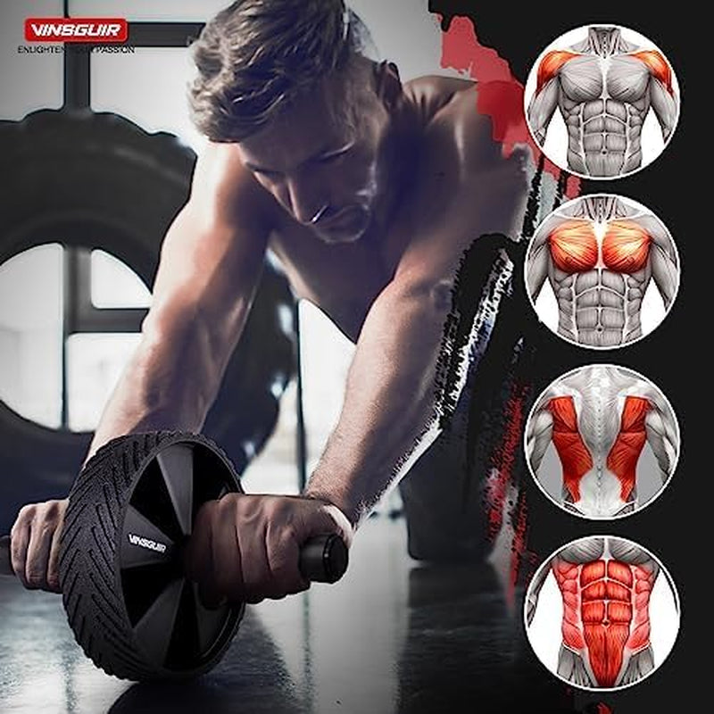 Ab Roller Wheel - Ab Workout Equipment for Abdominal & Core Strength Training, Home Gym Fitness Equipment for Men Women