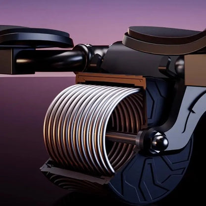 Practical Exercising Ab Roller Wheel, Automatic Rebound Abdominal Wheel, Ab Wheel Roller Workout Equipment, Crunch Fitness Equipment Gym Gear for Men Women, Exercise Equipment, Indoor Home Workout Equipment, Gym Accessories, Gymtok