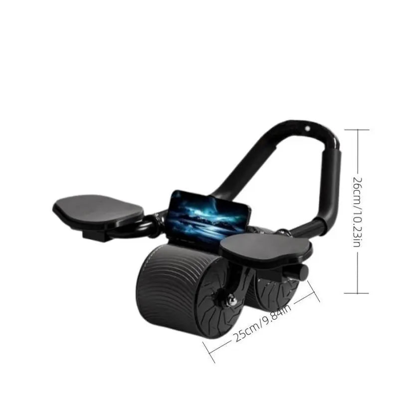 Practical Exercising Ab Roller Wheel, Automatic Rebound Abdominal Wheel, Ab Wheel Roller Workout Equipment, Crunch Fitness Equipment Gym Gear for Men Women, Exercise Equipment, Indoor Home Workout Equipment, Gym Accessories, Gymtok