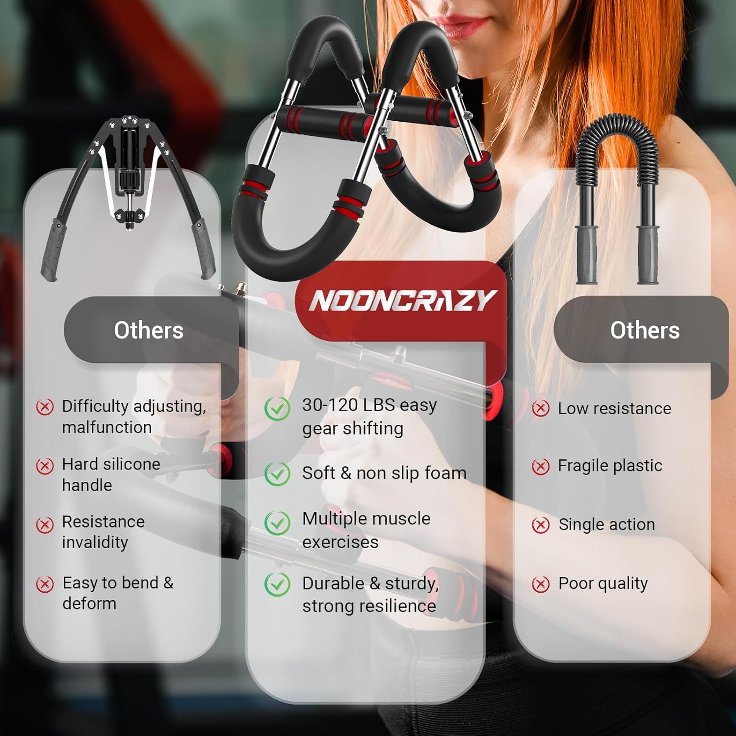 Revolutionary Twister Arm Trainer: Adjustable Resistance from 30-120 Lbs for Ultimate Upper Body Strength Training - Perfect for Men & Women!